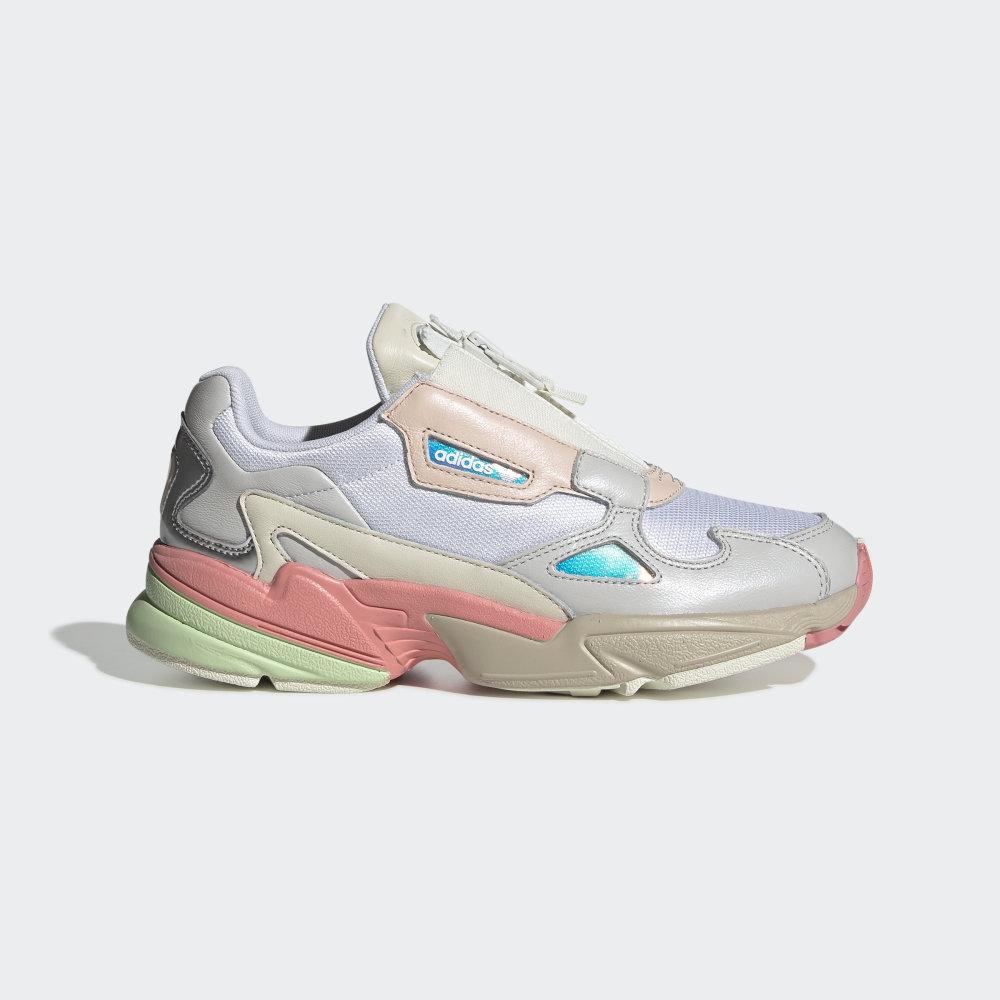 Originals Adidas FALCON ZIP W Dama Romania - Albi/Gri/Roz EG6740